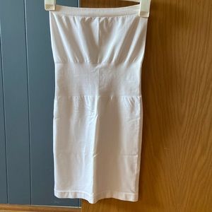 Seamless Strapless Tube Slip Dress